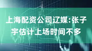 上海配资公司辽媒:张子宇估计上场时间不多