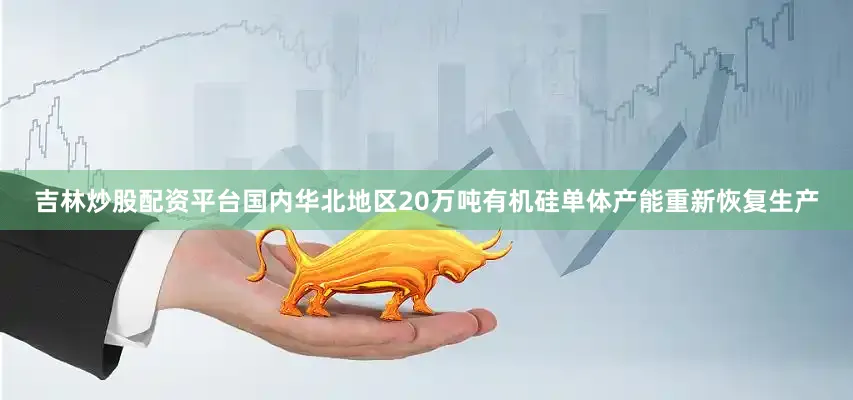 吉林炒股配资平台国内华北地区20万吨有机硅单体产能重新恢复生产